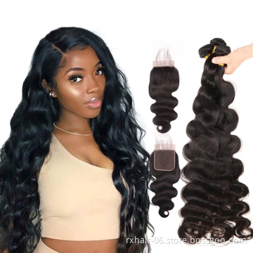Xuchang Ruixin Factory ISEE Brand Hair Bundles, Closure, Frontal, Wigs Human Cuticle Aligned Hair